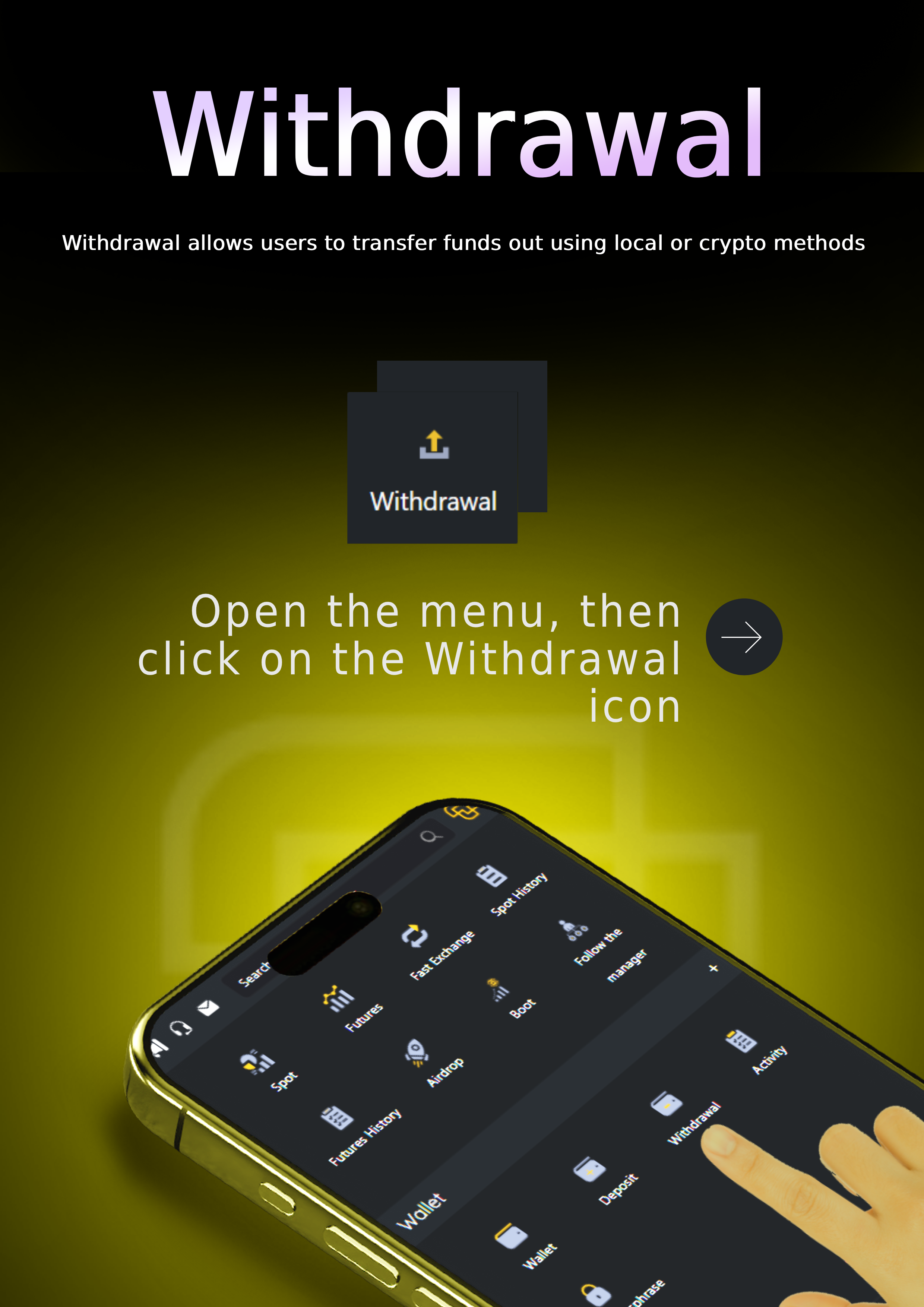 How to Withdraw Funds on TacCoin